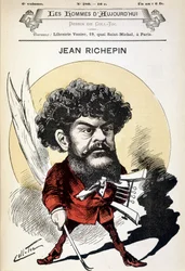 Cartoon by Jean Richepin, French writer