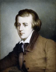Half-length Portrait of Heinrich Heine, Facing Left