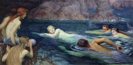 A Race with Mermaids and Tritons