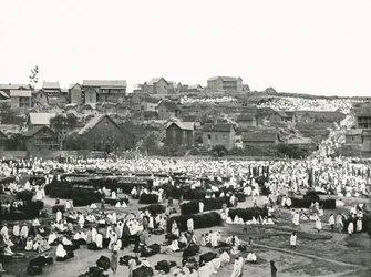 The Market Place, Antananarivo, Madagascar, 1895
