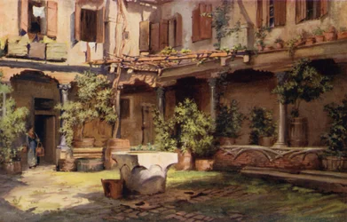 Courtyard of San Geronimo, Venice