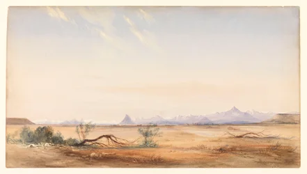 Cordillera of the Andes, as Seen from the Mystery Plain, Near the Santa Cruz, c.1878