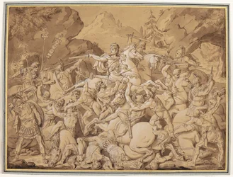 Ancient Battle Scene