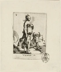 Venus, plate five from The Seven Planets