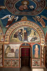 Different Episodes of the Life of Saint Benedict: In the Center 