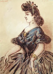 Half Length Portrait of a Woman