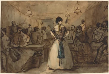 Officers and Courtesans in an Interior