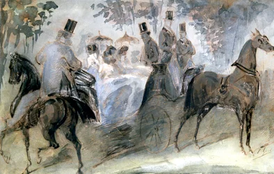 The Elegant Horse and Riders