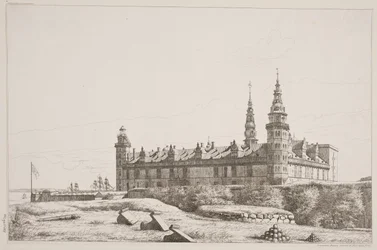 Kronborg Seen from the Northwest Side