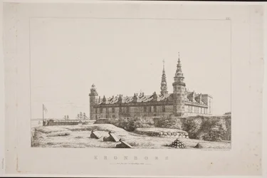 Kronborg Seen from the Northwest Side