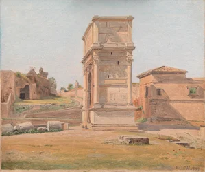 The Arch of Titus in Rome