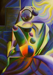 Abstract Figure Reflection