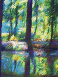 Colorful Forest Reflections