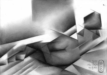 Dynamic Abstract Nude