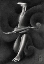 Elegant Surreal Figure