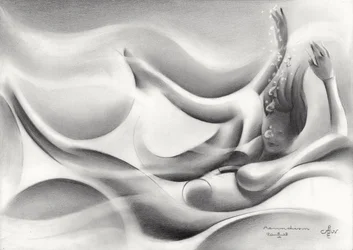 Floating Dream Woman