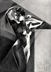Geometric Female Nude