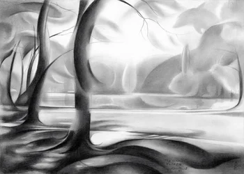 Mystical Forest Reflection