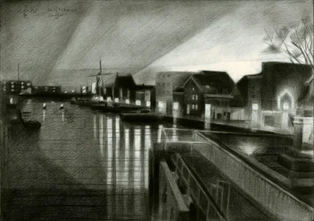 Night Canal Glow
