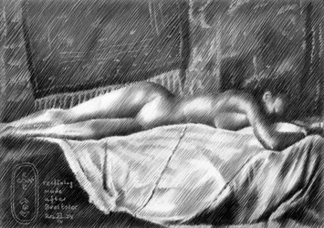 Peaceful Reclining Nude