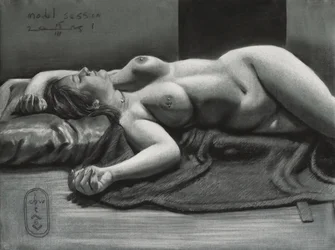 Realistic Charcoal Drawing