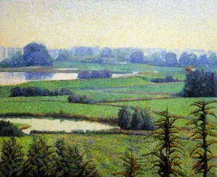 Pointillist Landscape