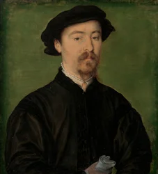 Portrait of a Man with Gloves