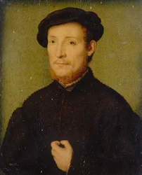 Portrait of a Man with His Hand on His Chest