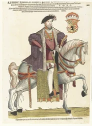 Portrait of Duke William of Cleves, Jülich and Berg, Count of Mark, Lord of Ravenstein on Horseback