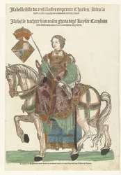 Portrait of Princess Isabella on Horseback
