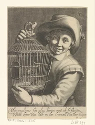 Boy with Birdcage
