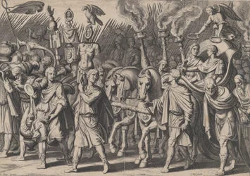 Plate 7: Triumphal Procession after Victory over Turks, from the Triumphs of Charles V