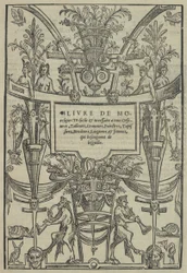 Livre de Moresques, Title Page Recto