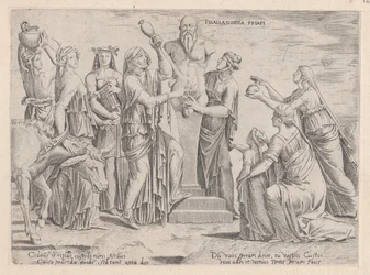 Eight Women Sacrificing to Priapus