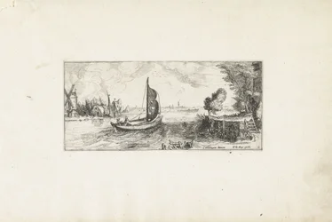 Boat on a River (Landscapes)