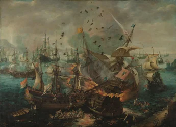 Battle of Gibraltar in 1607