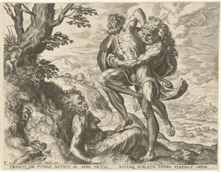 Hercules Wrestling with Antaeus