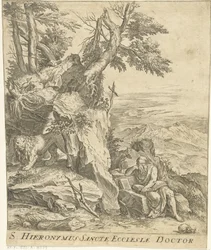Landscape with Reading Hieronymus