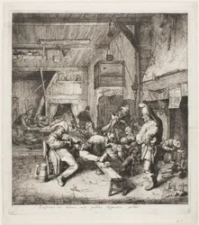 Violin Player Seated in the Inn