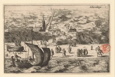 View of Scheveningen from the Sea