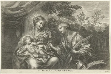 Mary with Child and St. Catherine of Alexandria