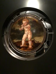 Portrait of Adam Wachendorff, with a Putto Blowing Bubbles