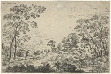 Landscape with Mule Driver