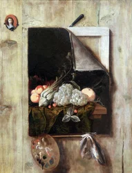 Still life in trompe l