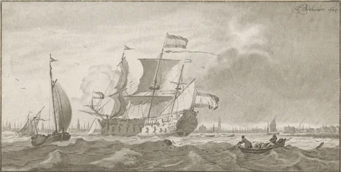 Warship on the IJ