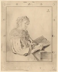 Young Girl at the Keyboard