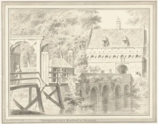 Front Gate of the Castle in Buren