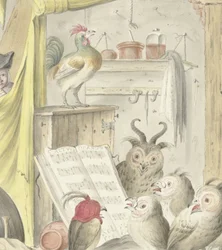 Interior with Bird Concert