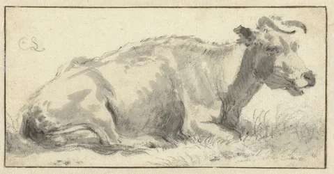Lying Cow, Facing Right