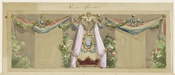 Design for the Festive Decoration on the Occasion of the Silver Wedding Anniversary of J.C. van Pappelendam and His Wife